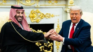 SAUDIS MUST RECOGNIZE ISRAEL FOR NUCLEAR DEAL, SAYS TRUMP