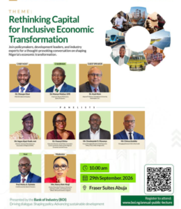 ‎BOI HOLDS 2026 ANNUAL LECTURE IN ABUJA